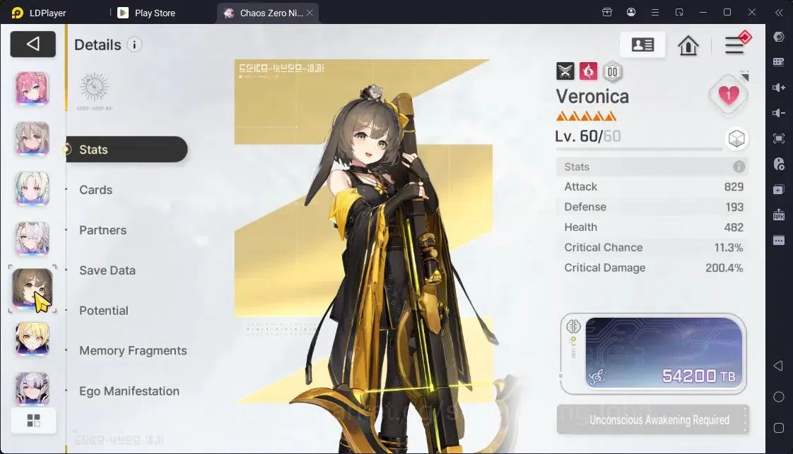 Chaos Zero Nightmare Accounts Global | Lv.51| 7 SSR Khalipe,Tiphera,Veronica,Nin image 20