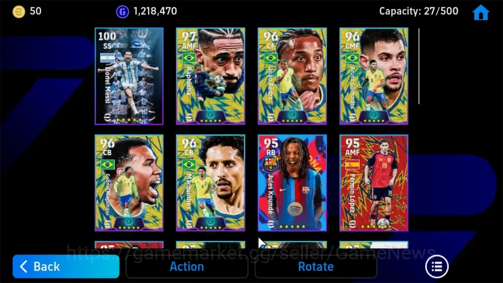 Buy eFootball Accounts - Android | Power 3197 | Big Time