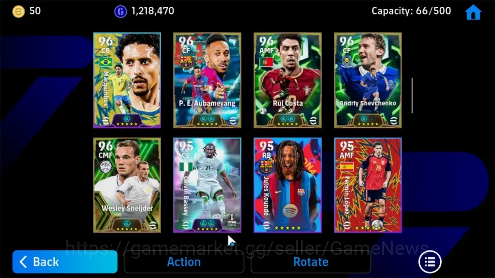 Buy eFootball Accounts - Android | Power 3197 | Big Time