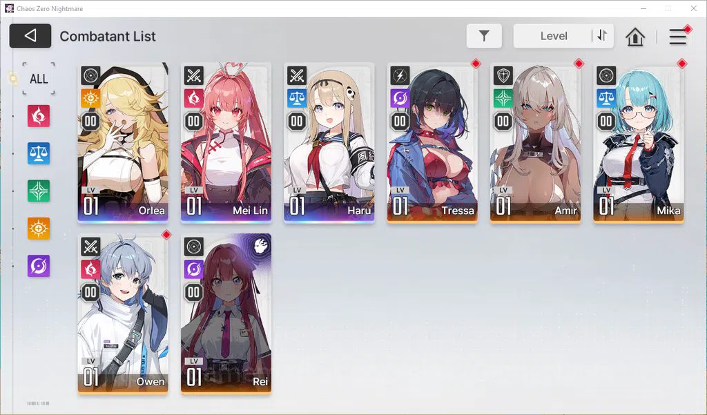 Chaos Zero Nightmare Accounts GLOBAL Lv05 | Fresh Starter 3 SSR (Haru, Mei Lin, image 1