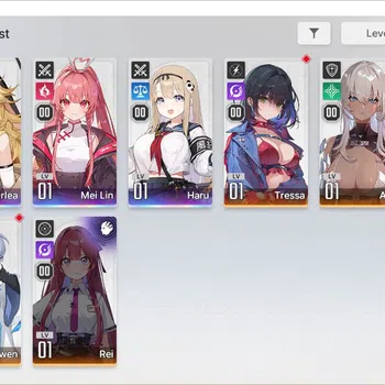 Chaos Zero Nightmare Accounts GLOBAL Lv05 | Fresh Starter 3 SSR (Haru, Mei Lin,  image 1