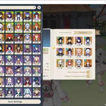 Genshin Impact Accounts Others ASIA|AR 58|11 Limited+5(*5 Weapon)|(Raiden C2)+Sign, Nilou