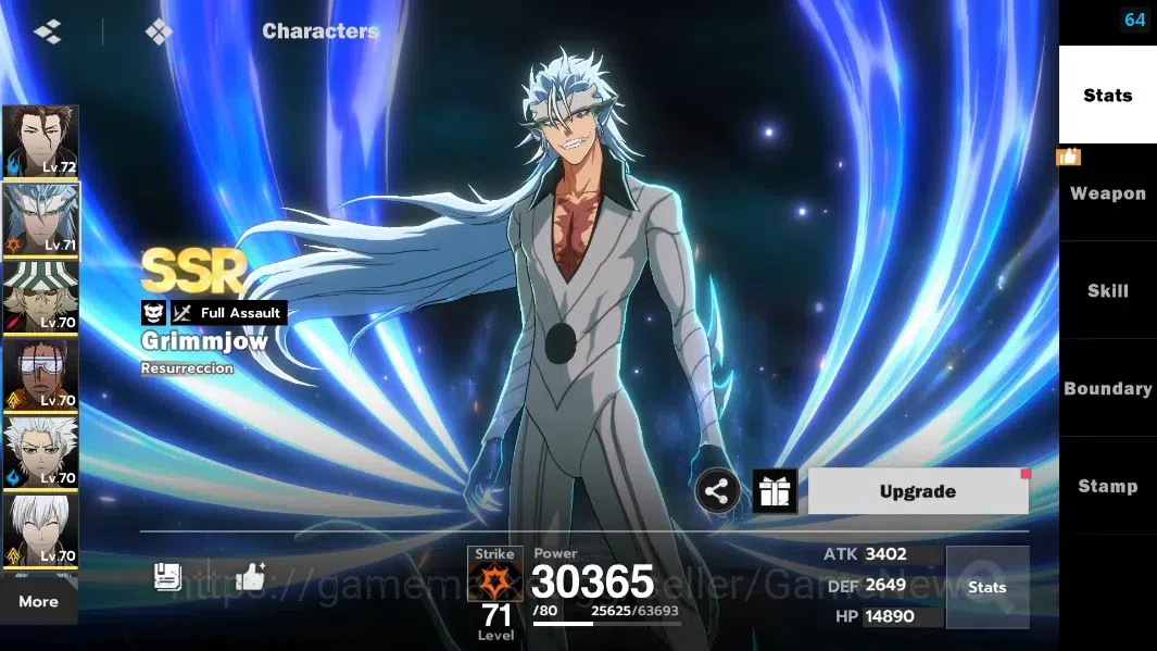 BLEACH: Soul Resonance Accounts NuverseSEA|LV 63|9 SSR [Aizen,UraharaB1,Gin,Yoruic image 6