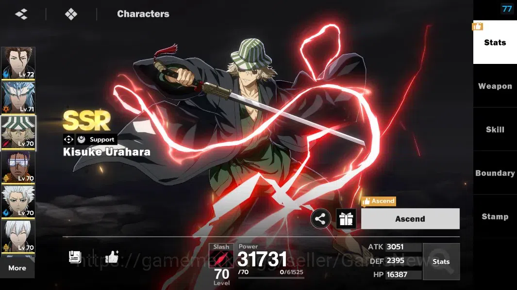 BLEACH: Soul Resonance Accounts NuverseSEA|LV 63|9 SSR [Aizen,UraharaB1,Gin,Yoruic image 8