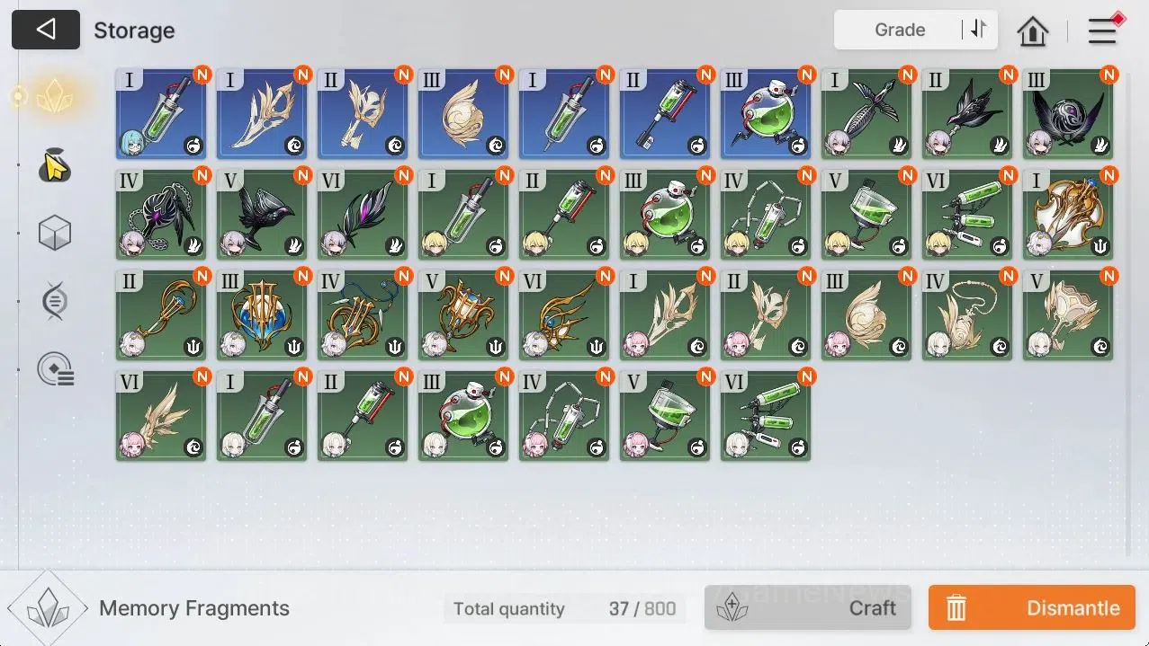 Chaos Zero Nightmare Accounts GLOBAL Lv36|5 SSR[HeidemariM2,Diana,Nine+Sign,etc] image 9