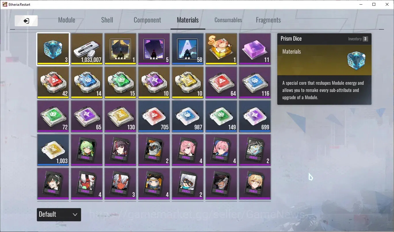 Etheria: Restart Accounts Mid‑Tier GLOBAL-S25|Lvl 36|17 SSR|Massiah,Lian,Kloss,Lingluo,Fuqiu,Xiada,Areal,Xuan 14