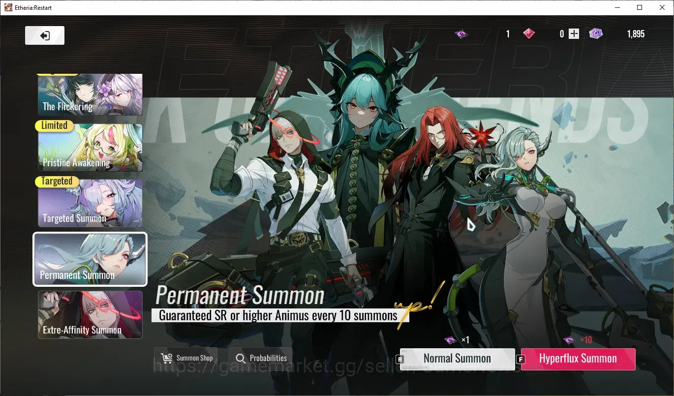 Etheria: Restart Accounts Mid‑Tier GLOBAL-S25|Lvl 36|17 SSR|Massiah,Lian,Kloss,Lingluo,Fuqiu,Xiada,Areal,Xuan 20