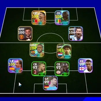 eFootball Accounts Legends & Iconic Players Android|Power 3140|BigTime Cristiano Ronaldo|6 Epic Yaya Toure,Wayne