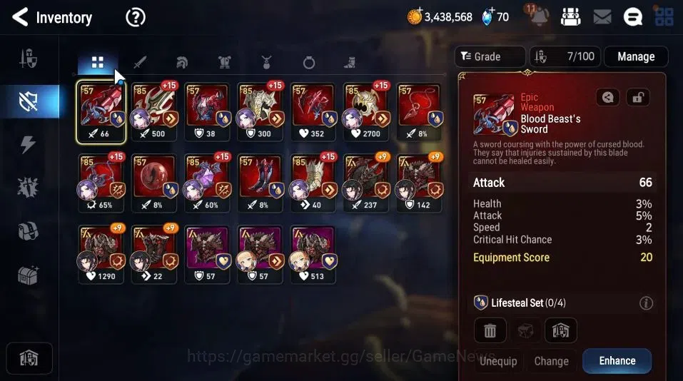 Epic Seven Accounts GLOBAL Unverif|New Era|3 ML[Straze,SE Celine,MChlo image 14