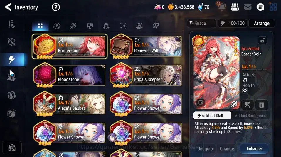 Epic Seven Accounts GLOBAL Unverif|New Era|3 ML[Straze,SE Celine,MChlo image 16