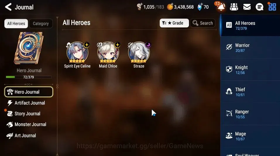 Epic Seven Accounts GLOBAL Unverif|New Era|3 ML[Straze,SE Celine,MChlo image 4