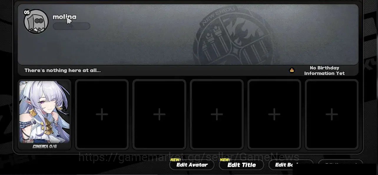 Zenless Zone Zero Accounts Starter ASIA|IK 05|Fresh Starter S1 Prologue|1 Limited [Velina]|All Unset|MC Wise|Take Mail|Check 3