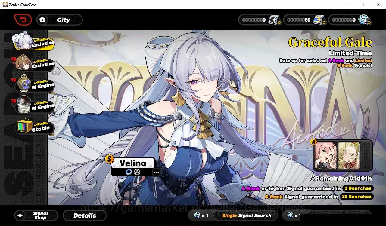 Zenless Zone Zero Accounts Starter ASIA|IK 05|Fresh Starter S1 Prologue|1 Limited [Velina]|All Unset|MC Wise|Take Mail|Check 9