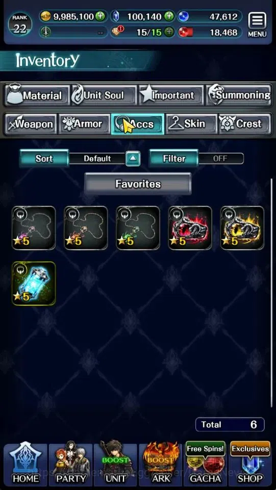 Last Cloudia Accounts GLOBAL|Rank 22|100K Crystal|Top Tier Unit [DL Jude image 13