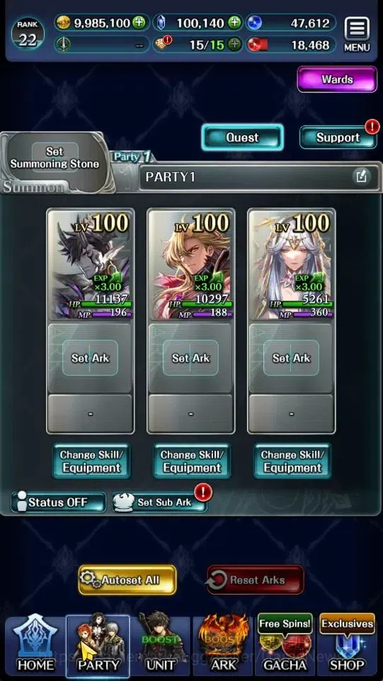 Last Cloudia Accounts GLOBAL|Rank 22|100K Crystal|Top Tier Unit [DL Jude image 6
