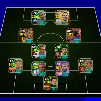 eFootball Accounts Mid-Tier EFOOTBALL ACCOUNT| POWER 3272| BIG TIME MESSI| SAMUEL ETO'O