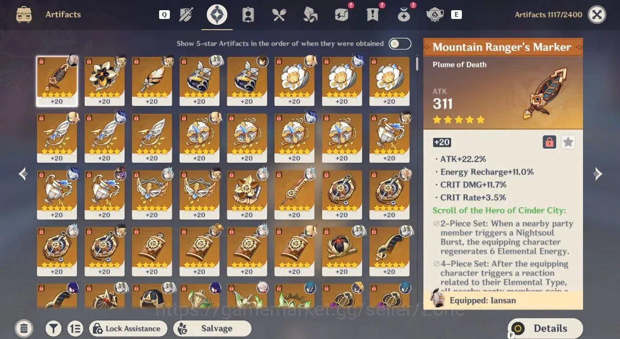 Genshin Impact Accounts ASIA|AR 57|11 Limited 5*CHAR (Navia,Neuvillette,Ra image 5