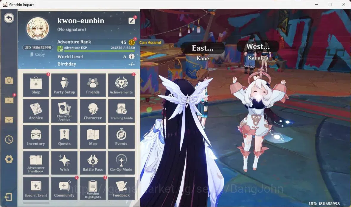 Genshin Impact Accounts ASIA | AR 45 | Flins premium (Flins,Ineffa,Columbi image 15