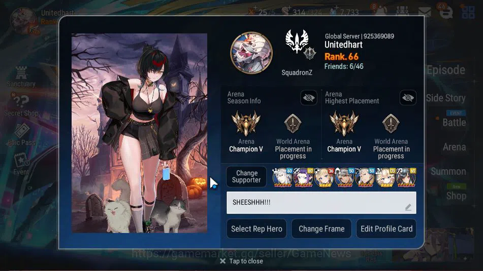 Epic Seven Accounts GBL Unverif|9 ML (NM Luna,C Lilias,DD Ray,Etc)+TA  image 2