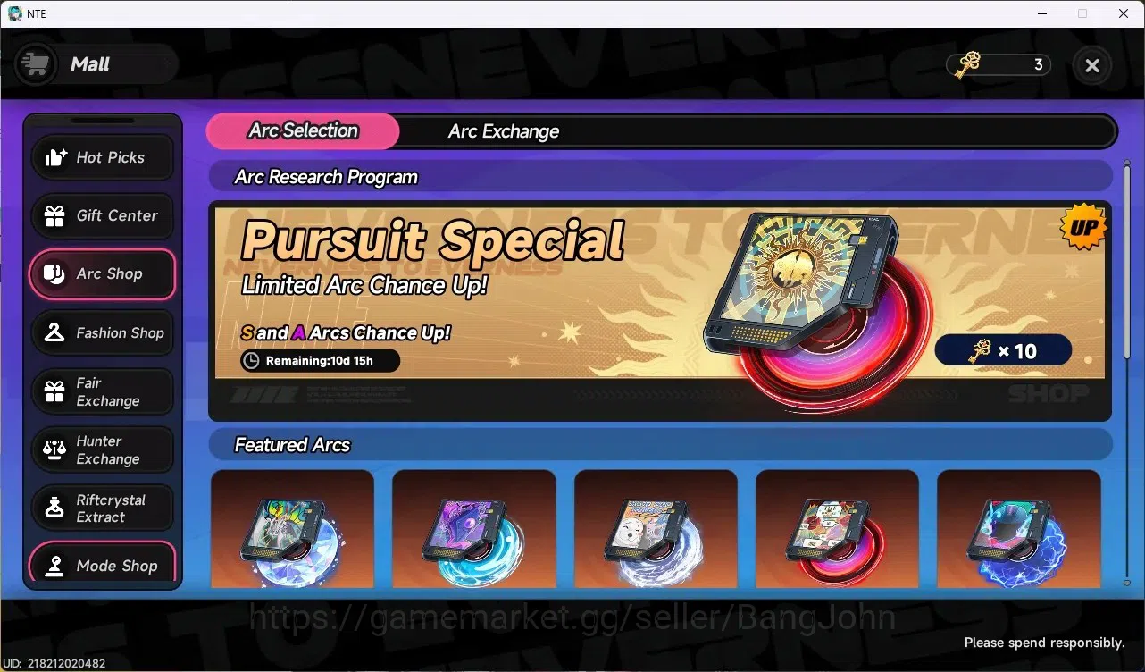 Neverness to Everness Accounts SEA|Lv.44|7 S-Class/2 Limit [Lacrimosa+Gilded Outf image 10