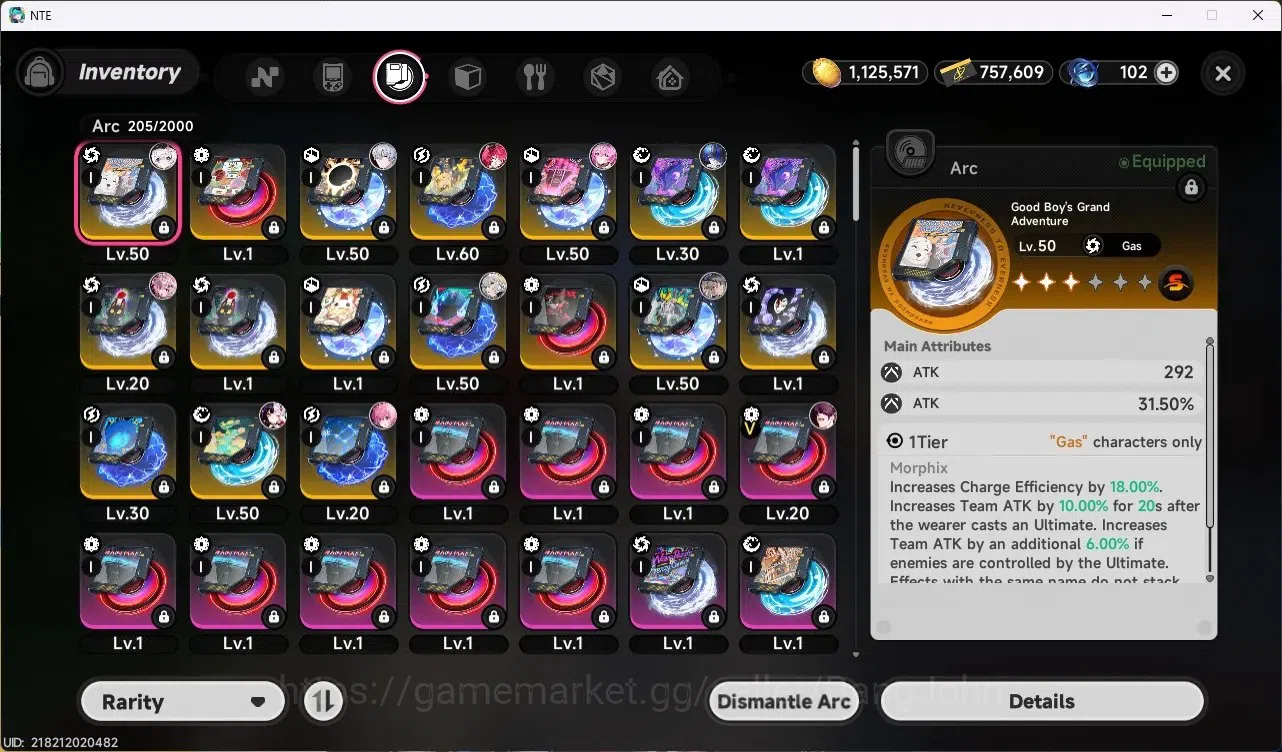 Neverness to Everness Accounts SEA|Lv.44|7 S-Class/2 Limit [Lacrimosa+Gilded Outf image 14