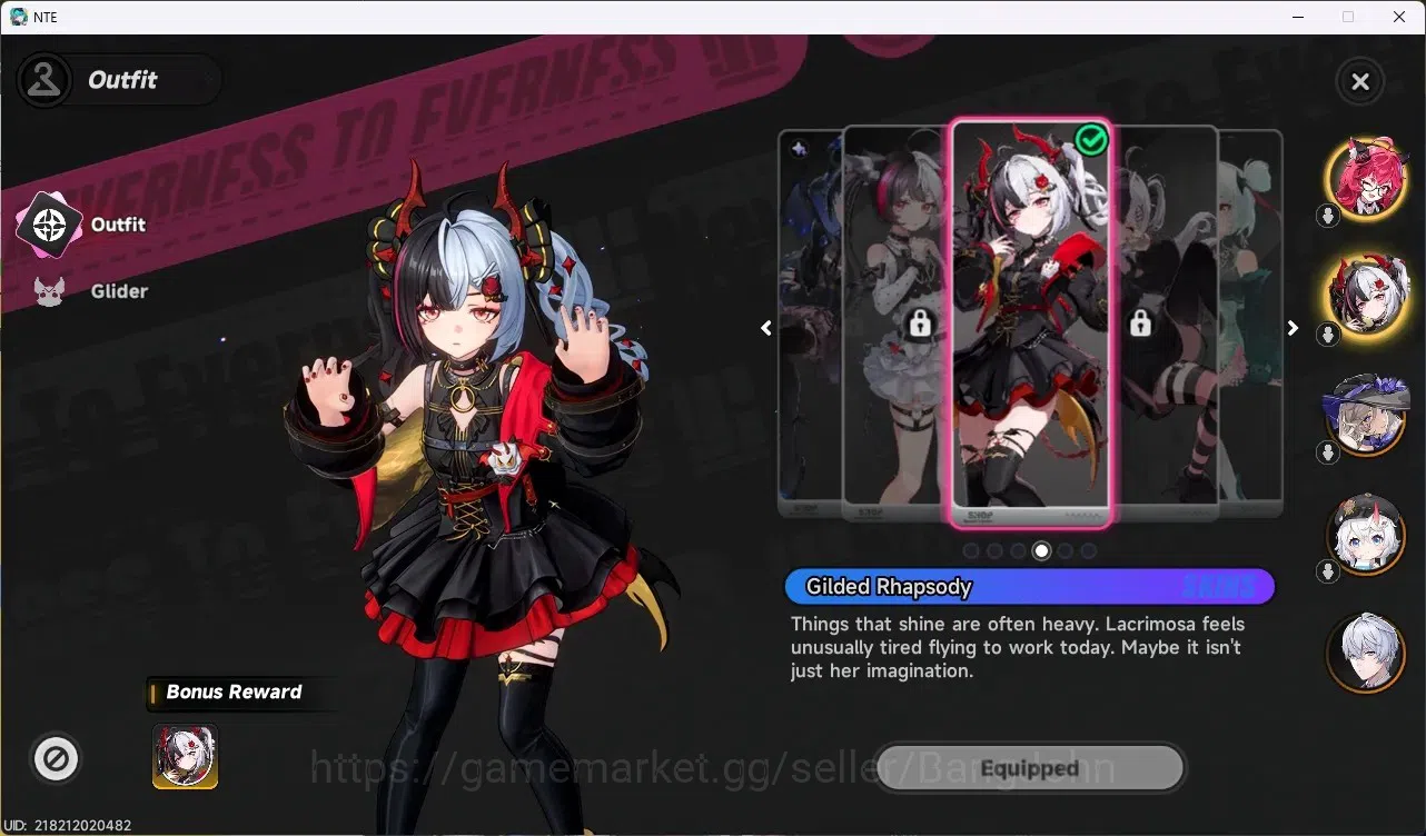 Neverness to Everness Accounts SEA|Lv.44|7 S-Class/2 Limit [Lacrimosa+Gilded Outf image 7