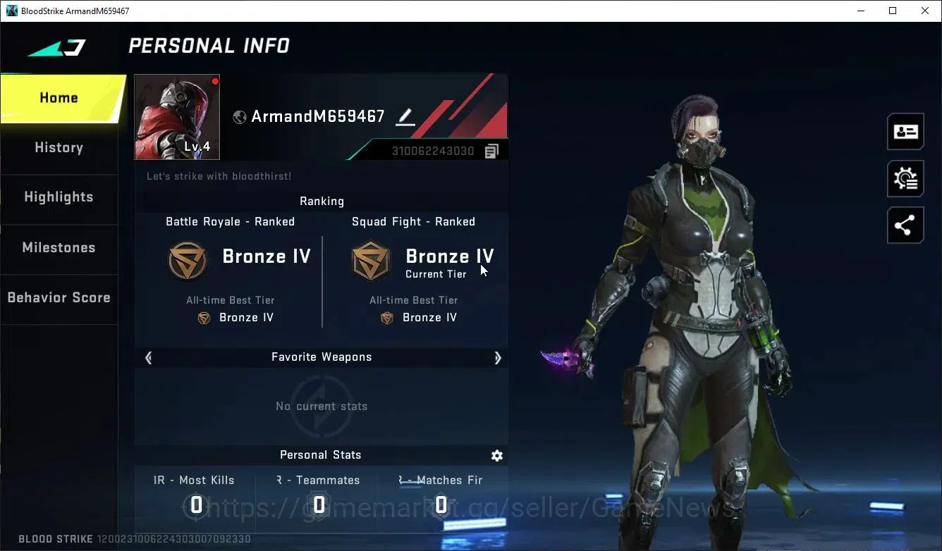 Blood Strike Accounts Rare Skin ASIA|MELEE ButerFly Knife-StarFal + Legendary KAG6- Explorer|NetEas|Check SS|BLS5412 2