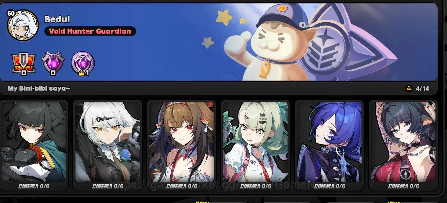 Zenless Zone Zero Accounts Asia ENDGAME| 18 Limited 6 Sign (YeShunguang,Yixua image 5