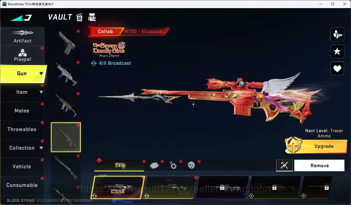 Blood Strike Accounts ASIA|Melee Ultra Scythe-Luna Slash|1 Evo Gun|10 Co image 11