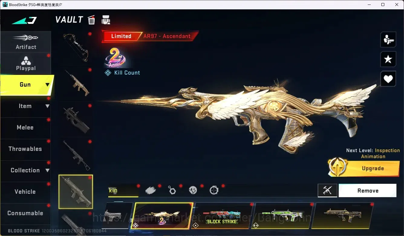 Blood Strike Accounts ASIA|Melee Ultra Scythe-Luna Slash|1 Evo Gun|10 Co image 15