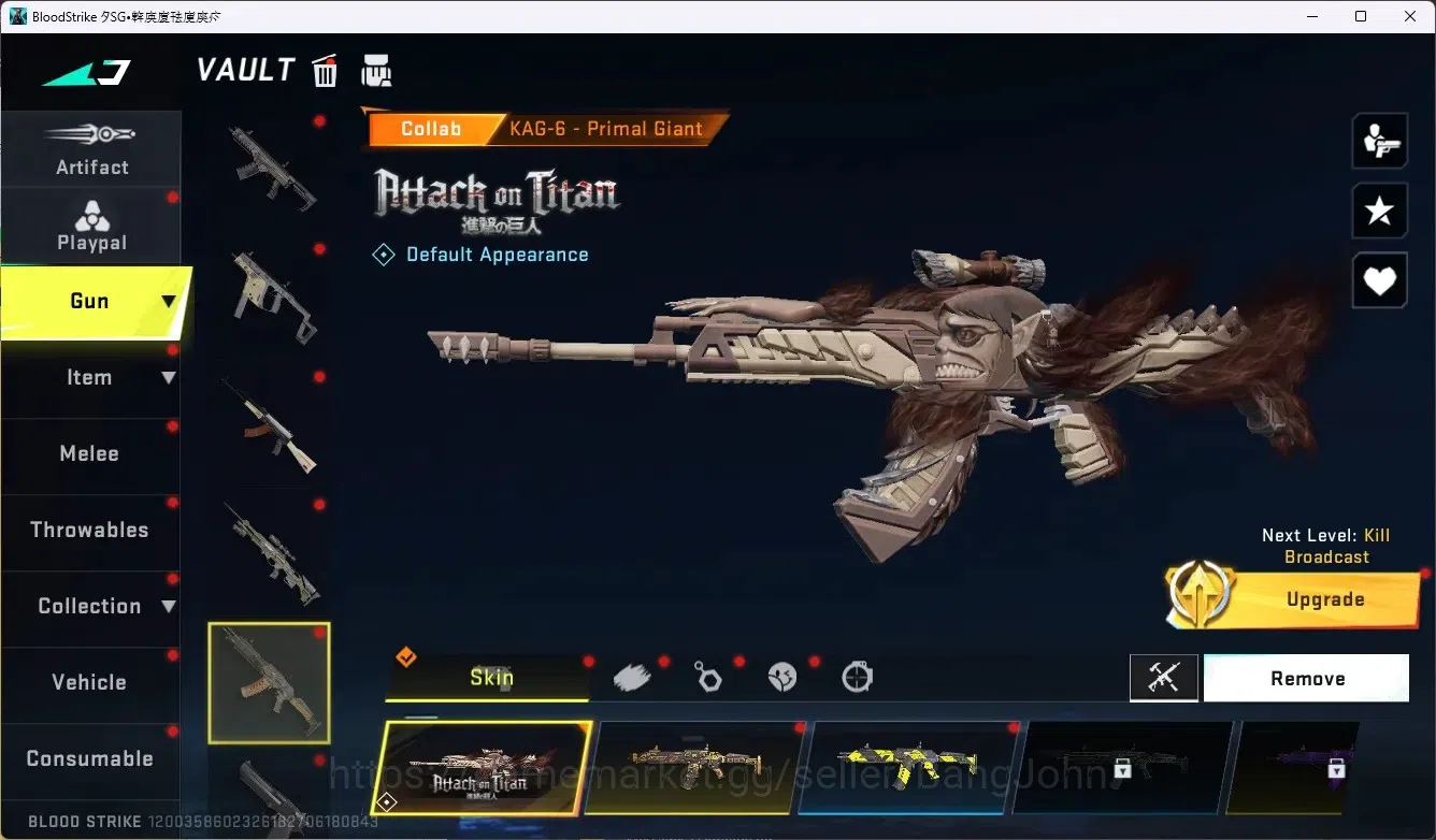 Blood Strike Accounts ASIA|Melee Ultra Scythe-Luna Slash|1 Evo Gun|10 Co image 6