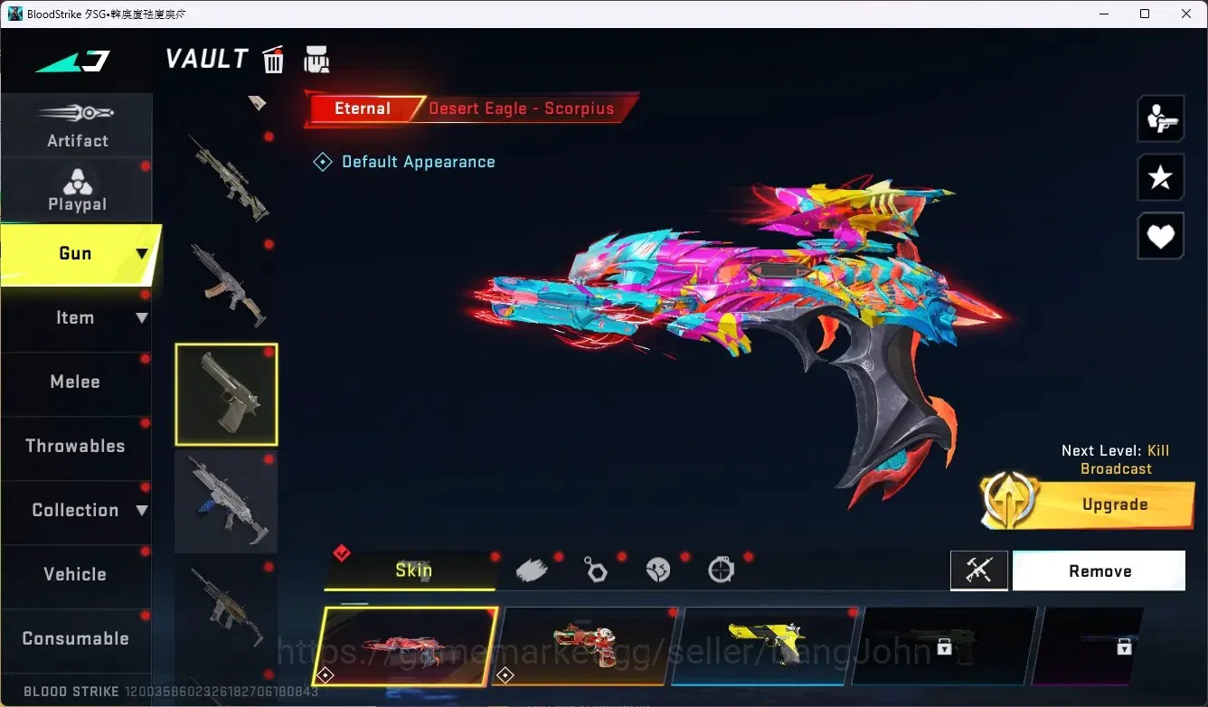 Blood Strike Accounts ASIA|Melee Ultra Scythe-Luna Slash|1 Evo Gun|10 Co image 7
