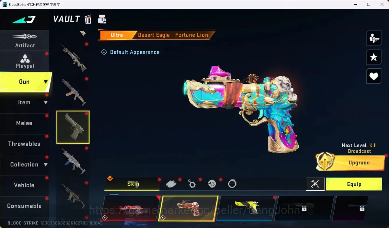 Blood Strike Accounts ASIA|Melee Ultra Scythe-Luna Slash|1 Evo Gun|10 Co image 8