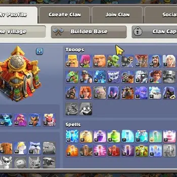 Clash of Clans Accounts High-End TH16-BH9|Lv.196|BK77,AQ88,MP42,GW53,RC32,DD3|BM22,BC16|7 LG & 5 Gold