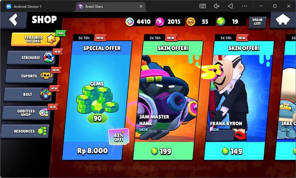 Brawl Stars Accounts Global | 1088 Thropy|18 Brawler|3 Max Hypercharge image 4