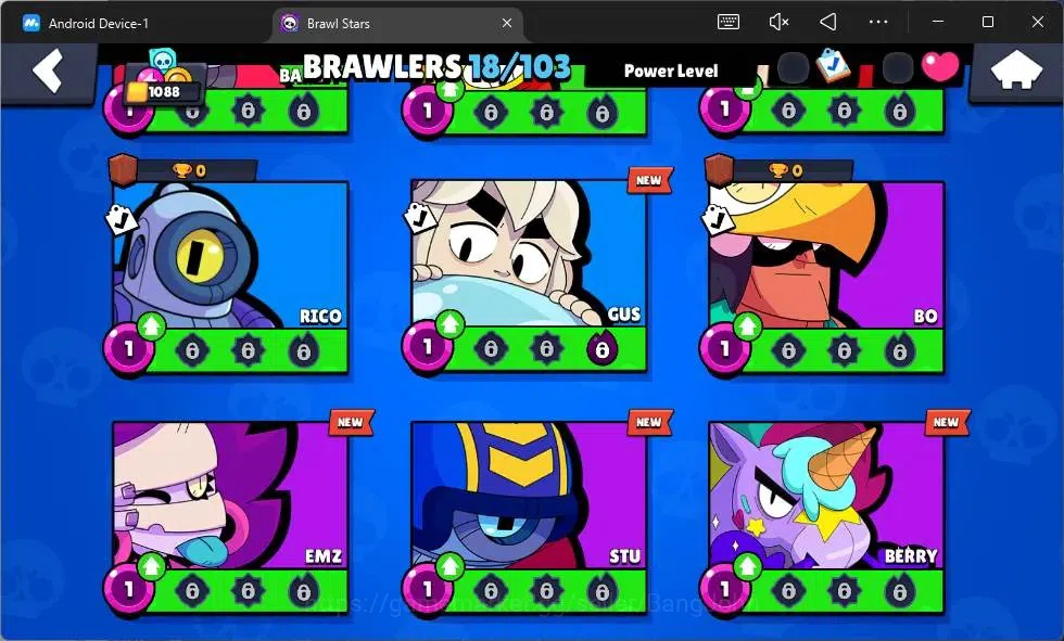 Brawl Stars Accounts Global | 1088 Thropy|18 Brawler|3 Max Hypercharge image 7