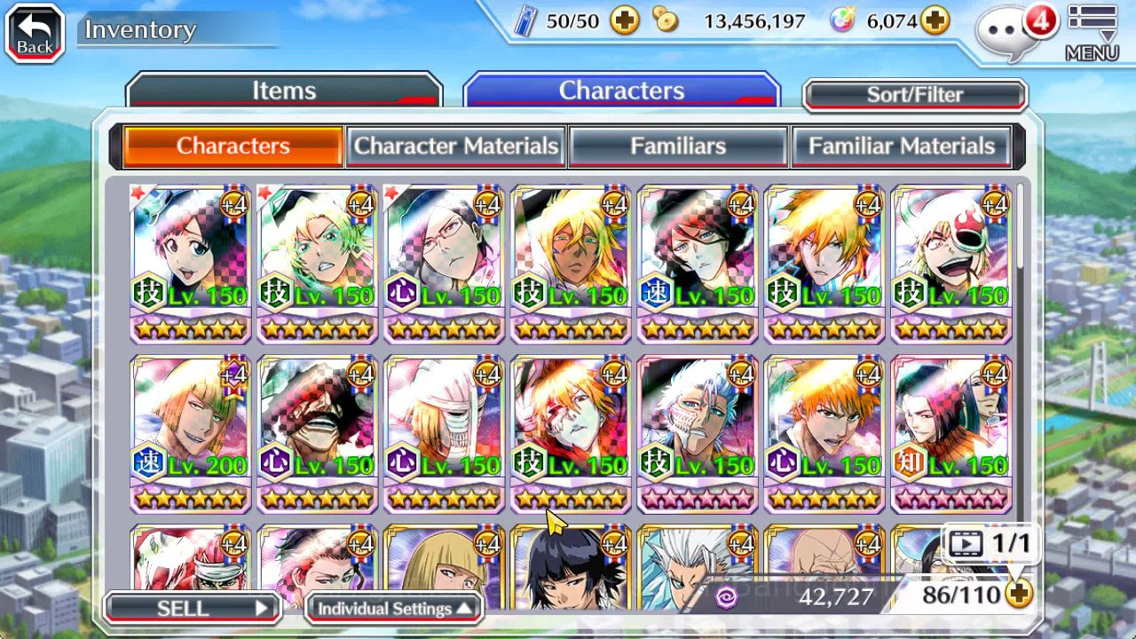 Bleach: Brave Souls Accounts [GLOBAL]6K Orbs+Fresh All Story|GiseleG,Candice TY image 13
