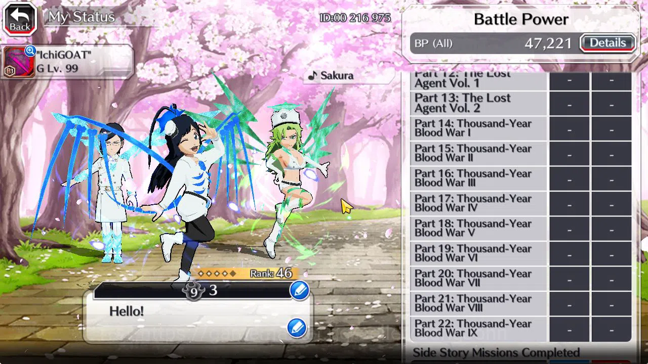 Bleach: Brave Souls Accounts [GLOBAL]6K Orbs+Fresh All Story|GiseleG,Candice TY image 17
