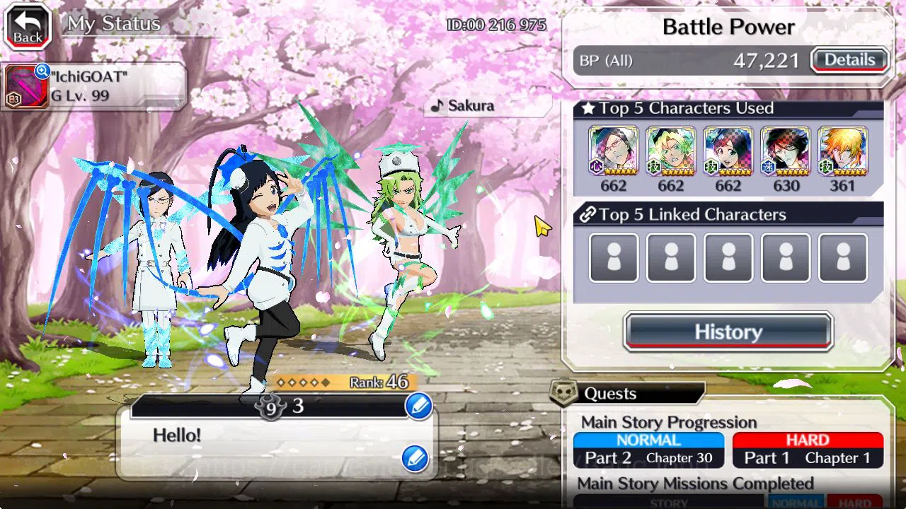 Bleach: Brave Souls Accounts [GLOBAL]6K Orbs+Fresh All Story|GiseleG,Candice TY image 19