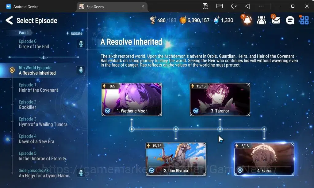 Epic Seven Accounts GLOBAL Unverif|New Era|2 ML(Rhianna and Luciella,S image 13