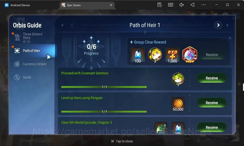 Epic Seven Accounts GLOBAL Unverif|New Era|2 ML(Rhianna and Luciella,S image 3