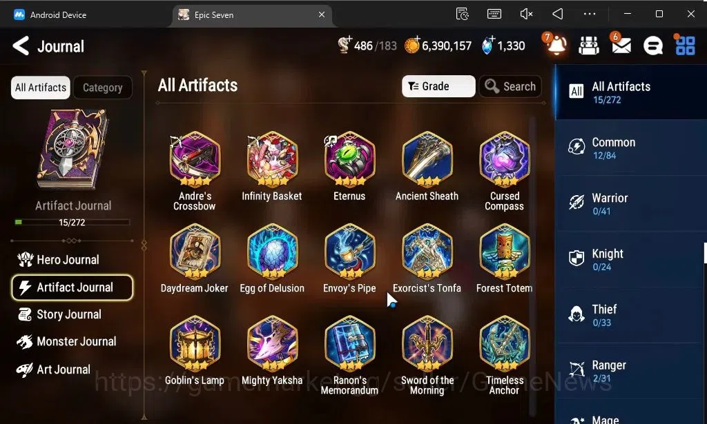 Epic Seven Accounts GLOBAL Unverif|New Era|2 ML(Rhianna and Luciella,S image 7