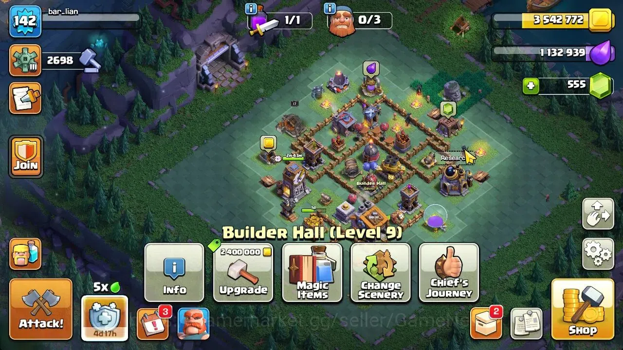 Clash of Clans Accounts TH 14-BH 9|LV 142|HH 8|BK 72,AQ 73,GW 59,MP 47,RC  image 11