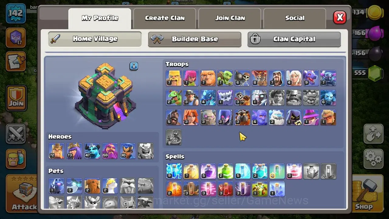 Clash of Clans Accounts TH 14-BH 9|LV 142|HH 8|BK 72,AQ 73,GW 59,MP 47,RC  image 4