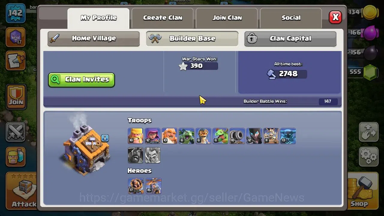 Clash of Clans Accounts TH 14-BH 9|LV 142|HH 8|BK 72,AQ 73,GW 59,MP 47,RC  image 6