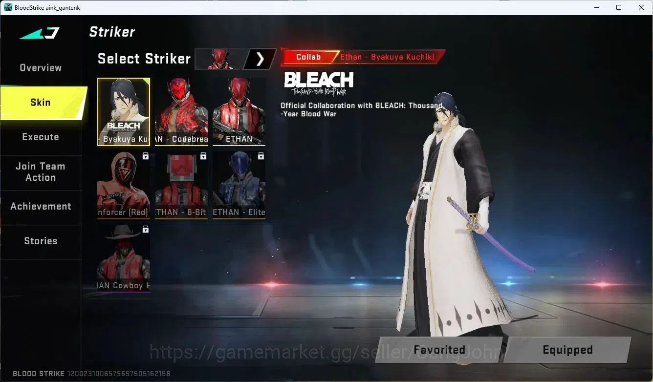Blood Strike Accounts ASIA | 1 Eternal Voucher | 2 BLEACH | 2 7DS | 1 AO image 2