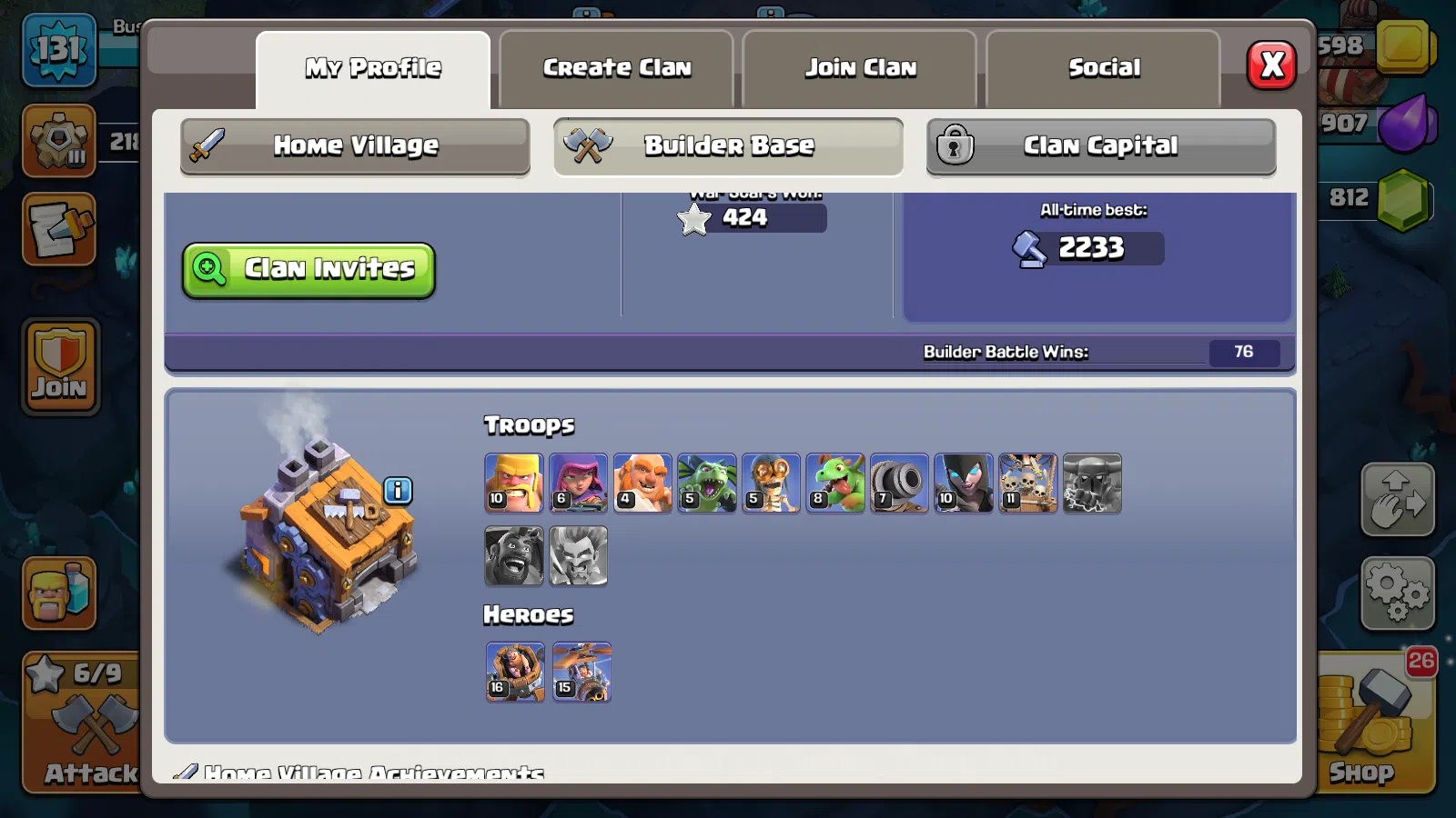 Clash of Clans Accounts TH 15-BH 9|HH 9|BK 44,Aq 69, MP 41,GW 44,RC 25,DD  image 10