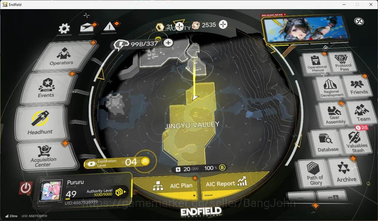 Arknights: Endfield Accounts ASIA | lv49 | levatain, gilberta, Ardelia, lifeng, image 2