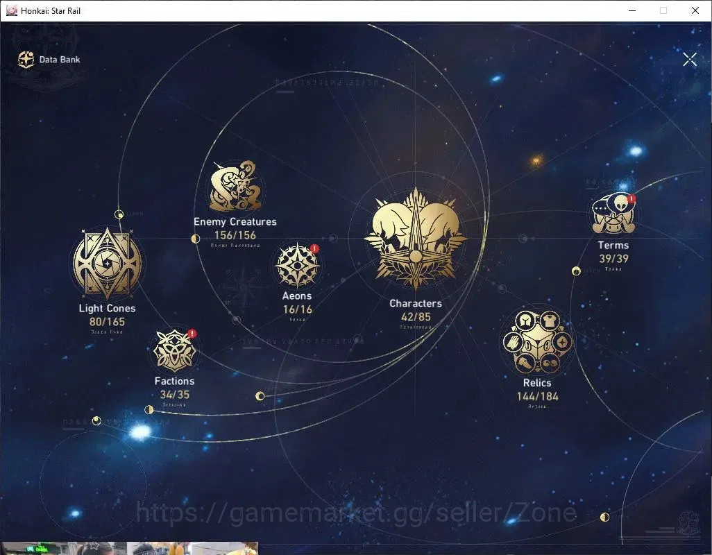 Honkai Star Rail Accounts Others ASIA|TL68|16limit + PremTeam Casto 1