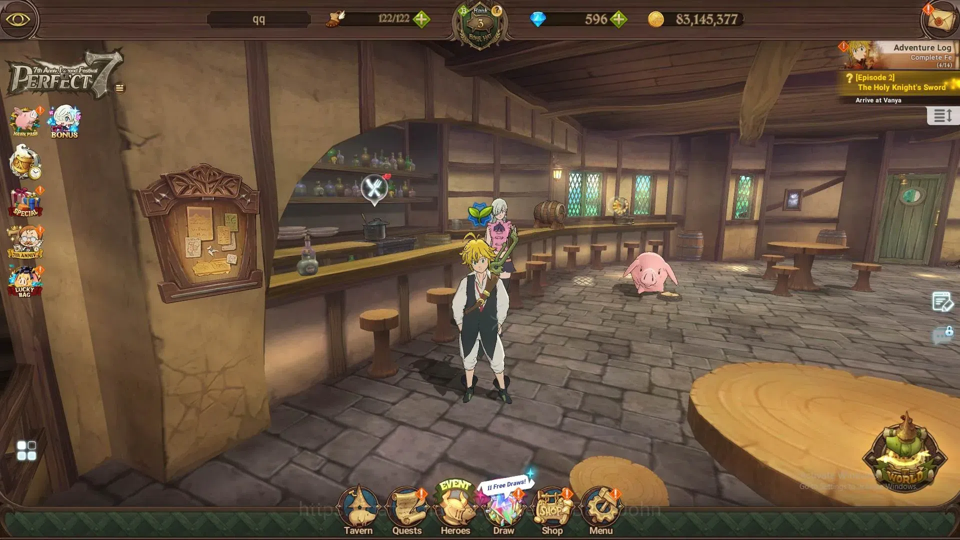 The Seven Deadly Sins: Grand Cross Accounts Global |CC 138k |596 Diamonds |LR Princess Elizabe image 8